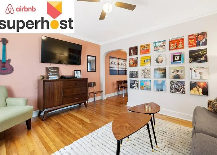 Retro 1Br For 4 With King Bed Near Zoo And Liberty Bowl